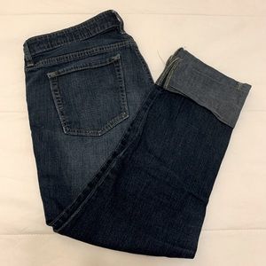 Gap premium straight cuffed capris